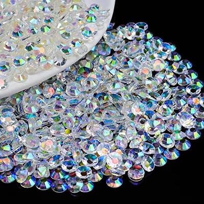 Resin Rhinestones Kits 2 Boxes Transparent AB 2/3/4/5/6mm Flatback Nail Art  Jelly Rhinestones Bedazzling Non Hotfix Crystal Gems for DIY Crafts Mugs  Bottles Tumblers Clothes Face Makeup Manicure A04 Transparent AB-2 Box