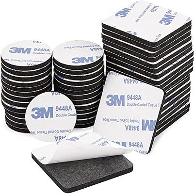 leiwo 50Pcs Heavy Duty Double Sided Foam Tape Strong Pad Mounting Adhesive  Tape,Black Self-Adhesive Tape Include Square Round - Yahoo Shopping