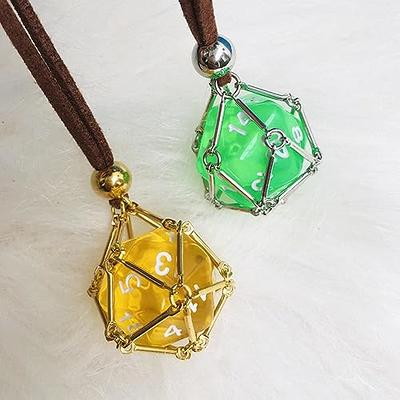 Crystal Holder Cage Necklace, Leather Cord Stone Holder Necklace,  Adjustable Exchangeable Pendant Stone Collecting Holder Cage Necklace  Jewelry Accessories for Women Men - Yahoo Shopping