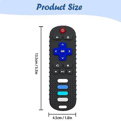 Remote Control Teether Toy for Babies,Baby Teething Toys Tv Remote Shape  with Pacifier Clip（Black） - Yahoo Shopping