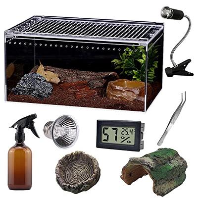 Reptile Terrarium Thermometer Hygrometer Pet Rearing Box Reptile