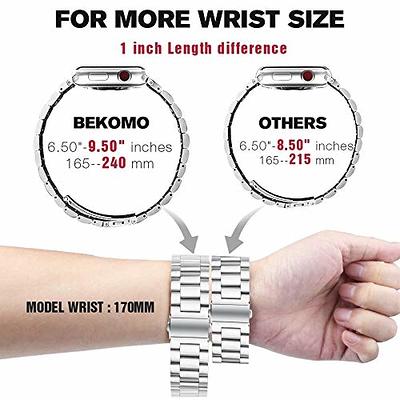  [2 PACK] Metal Stainless Steel Bands Compatible with