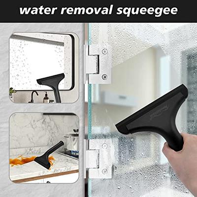 Shower Squeegee Silicone Window Cleaning Tool Shower Glass Cleaner for  Bathroom,Glass Doors,Car Windows 