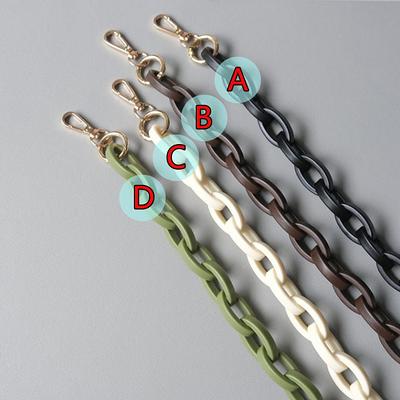 A Piece Of Acrylic High Quality Purse Chain, Metal Shoulder