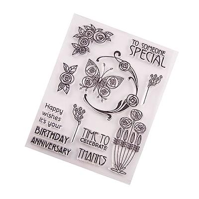 Transparent Bee Silicone Stamps Journaling Clear Stamp Scrapbook