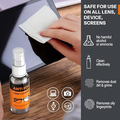 8 in 1 Glasses Cleaning Kit, Eyeglass Cleaner with 24H Anti Fog Glasses  Cleaners Spray