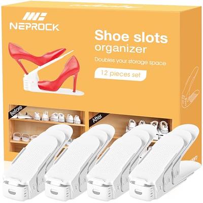 Neprock Closet Shoe Organizer,Shoe Storage Organizer Shoe Rack for