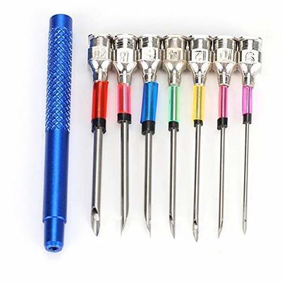  2 Pack Punch Needle, Wooden Embroidery Pen Punch Needle Set  Large Punch Needle with Needle Threader for DIY Craft Stitching : Arts,  Crafts & Sewing