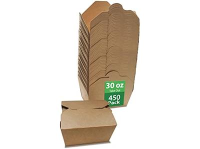 SEUNMUK 60 Pcs 40 oz Kraft Brown Food Boxes, Disposable Kraft Paper to Go Box Containers, Take Out Food Containers, Recyclable Lunch Box with