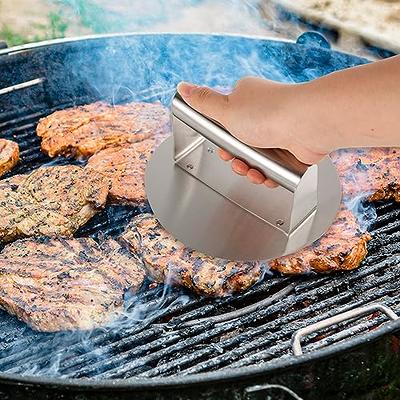 Burger Press, 6.3 Inch 430 Stainless Steel Smash Burger Press Burger Press  Patty Maker Hamburger Press for Flat Top Griddle Grill BBQ Kitchen - Yahoo  Shopping