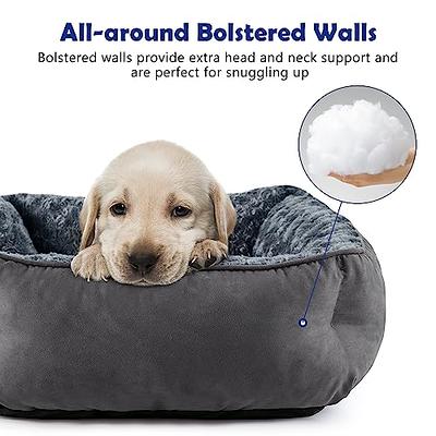 JOEJOY Dog Bed Crate Pad, Ultra Soft Calming Dog Crate Bed Washable  Anti-Slip Kennel Crate Mat for Medium Small Dogs, Dog Mats for Sleeping and  Anti