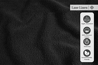 Lane Linen 100% Cotton Bath Towels Set of 10, 2 Large Bath Towels, 4 Soft Hand Towels for Bathroom, 4 Wash Towels for Body, Larg