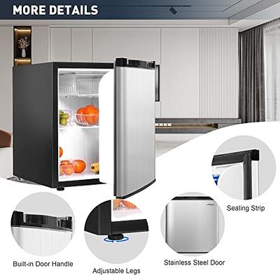 E-Macht 1.6 Cu.Ft. Mini Fridge with Freezer, Single Door Compact  Refrigerator/Freezer with Removable Shelf, Small Refrigerator for  Apartment, Office, Dorm - Yahoo Shopping