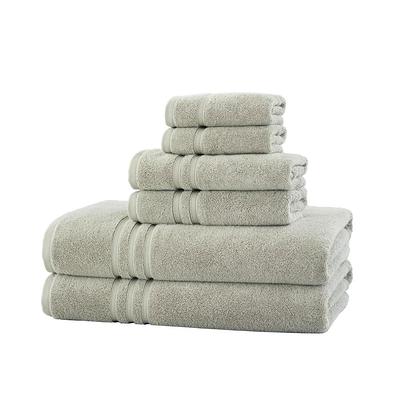 StyleWell 6-Piece Hygrocotton Towel Set in White