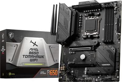 MSI MAG B550 TOMAHAWK Gaming Motherboard (AMD AM4, DDR4, PCIe 4.0, SATA  6Gb/s, M.2, USB 3.2 Gen 2, HDMI/DP, ATX, AMD Ryzen 5000 Series processors)