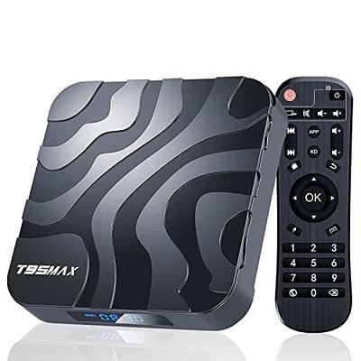 Android 13.0 TV Box, Support 8K Android Box 4GB RAM 64GB ROM H618  cortex-A53 Smart TV Box 2.4G/5G Dual Band with BT 5.0 3D/HDR10, 4K Ultra HD  with