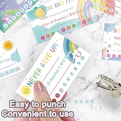 10-50pcs Reward Punch Cards Behavior Incentive for Kids Students School  Teachers Home Classroom Motivation Children's