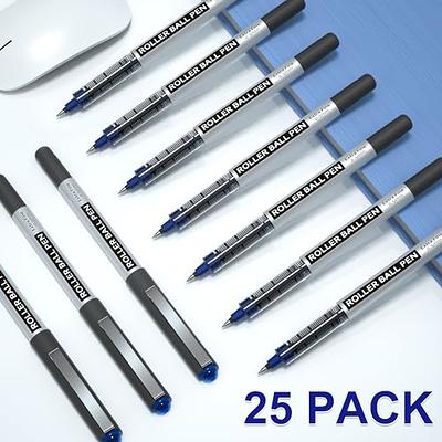 Arteza Rollerball Pens, Pack of 20, 0.5mm Black Liquid Ink Pens for Bullet