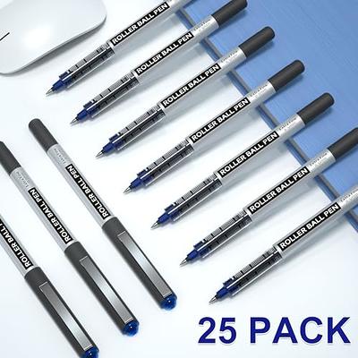 Arteza Gel Pen Refills, Pack of 50 Black Roller Ball Gel Ink Pen Refills, Quick-Drying, Nontoxic, Fine Point for Writing, Taking Notes & Sketching