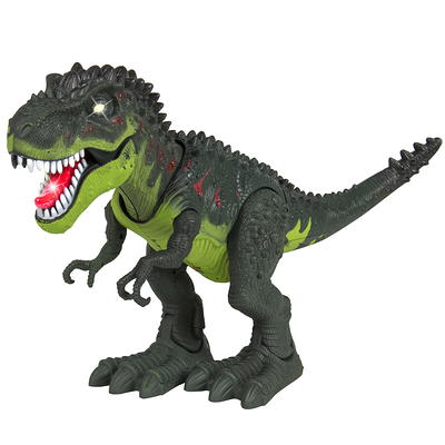 Jurassic World Dominion Tyrannosaurus Rex Dinosaur Toy, Thrash N Devour  Sound, Chomp Action 