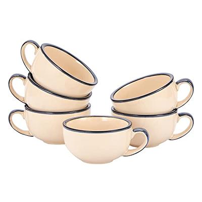 Latte Cup & Saucer (12oz) - Set of 2