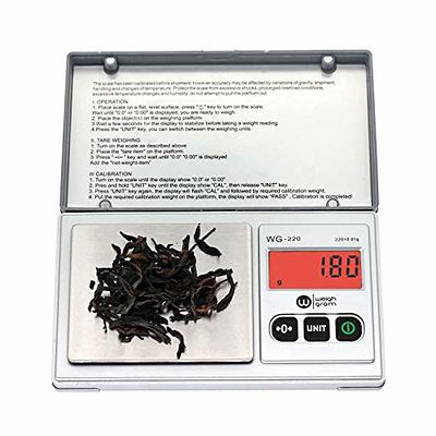 AccuWeight Mini Pocket Gram Scale for Jewelry Food Kitchen Scale with Tare  and Calibration 1000 by 0.1g Weight Scale 