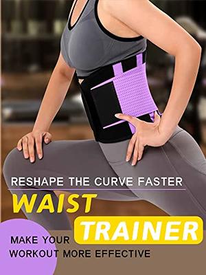 YIANNA Latex Waist Trainer for Women Underbust 9 Steel Boned Waist