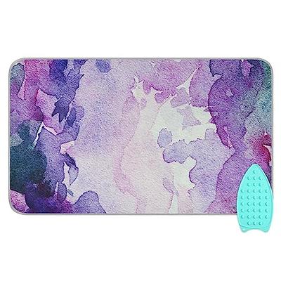 Abstract Watercolor Marble Ironing Mat Pad with Silicone Pad