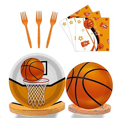 Serves 24 Guests Complete Birthday Party Supplies 96-Piece Includes Plates,  Napkins, Fork, Great for Art Party Decorations, Birthday Party 