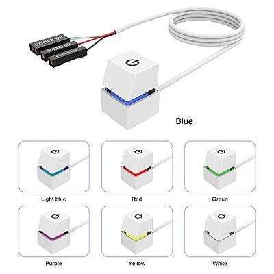 Desktop Computer Pc Power Switch Button Cable External Restart