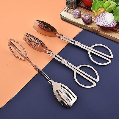 Tong Set, Silicone Tip and Stainless Steel Tongs - Bed Bath