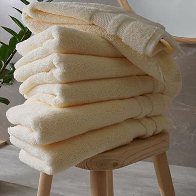 Hammam Linen Coral Bath Towels Set 6-Piece Original Turkish Cotton Soft,  Absorbent and Premium Towel for Bathroom and Kitchen 2 Bath Towels, 2 Hand