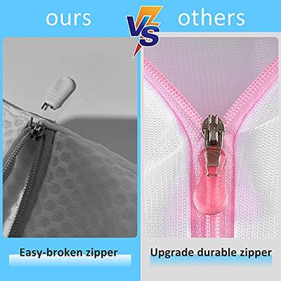 Mesh Laundry Bags With Zipper Travel Storage Organize Bag Clothing