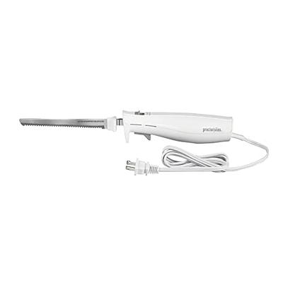 Classic Cuisine Electric Carving Knife Stainless Steel Blade Ham Turkey  Bread Roast Slices Lightweight