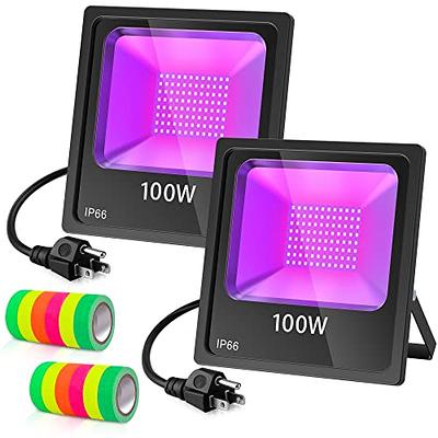 UV Black Lights for Glow Party 60W 100W LED Black Light Outdoor