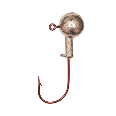 Arkie Lures Jerk & Stick Bait Jig Head, Red Hook, Size 1/32 oz