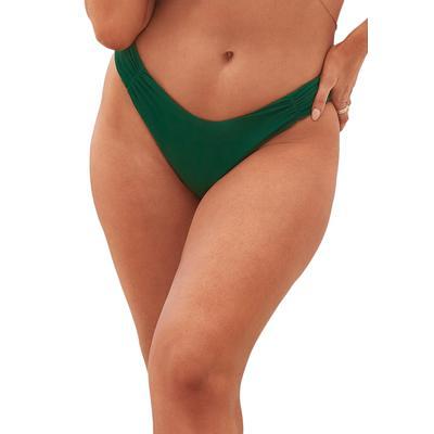 Plus Size Women's Camille Kostek Cheeky Bikini Bottom by Swimsuits For All  in Midnight (Size M) - Yahoo Shopping