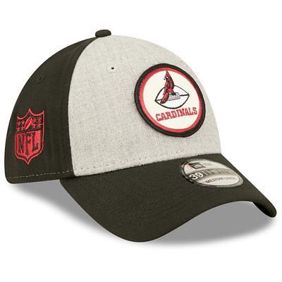 Men's New Era Gray/Black Arizona Cardinals 2023 Sideline 9FORTY Adjustable Hat