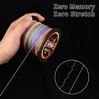 RUYADAS Braided Fishing Line, Abrasion Resistant - Zero Stretch