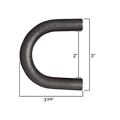 Racewill 1/2 Heavy Duty Bolt-On Forged D Ring, 12000lbs Break Strength Trailer Tie Down Anchors D Rings, Large D Ring Anchor for Trailers, Trucks