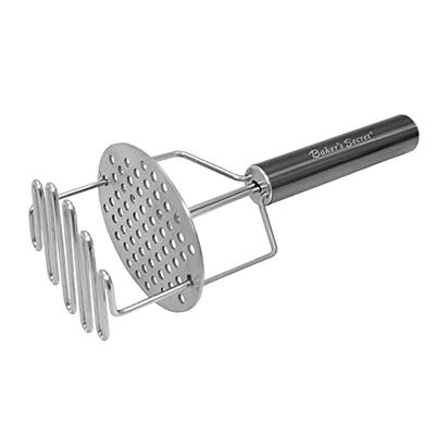 Farberware Professional Stainless Steel Potato Masher with Black Handle 