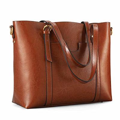 Soft Leather Handbags for Women Shoulder Tote Bag Ladies Large Capacity  Purse