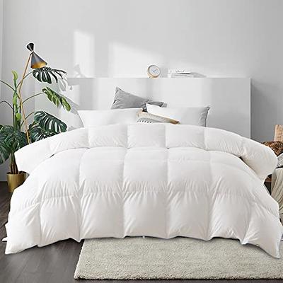 APSMILE Goose Feather Down Comforter, King Size Duvet Insert