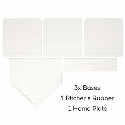 Oeab Baseball & Softball Base Set 5 Piece Rubber Field Bases for