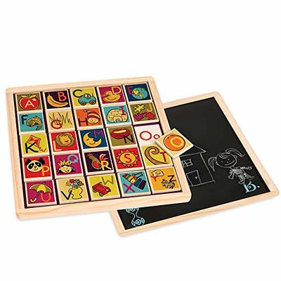 B. toys Wooden Alphabet Puzzle - Alpha-B.-Tical 27pc