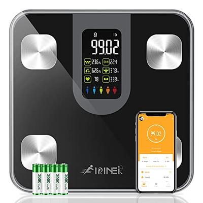 UCTHAT 3D Digital Smart Body Scale, Bluetooth Body Weight Bathroom Scale  with iOS, Android APP, Wireless Body Composition Monitor Analyzer for