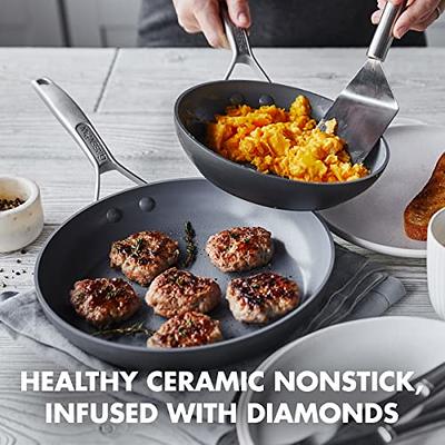 Rockurwok Ceramic Nonstick Cookware Set, 6 Pieces Pots and Pans, Non Toxic  Without PFAS & PTFE, Induction | Cast Steel Handle | Dishwasher & Ovens