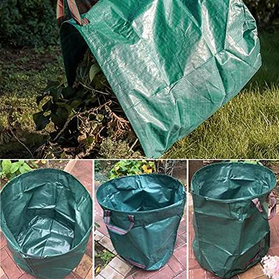 Leaf Bags, 2-Pack 132 Gallon Large Heavy Duty Reusable Yard Waste