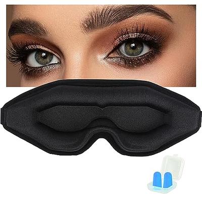Sleep Mask For Women And Men,3d Eye Sleep Mask For Side Sleepers,100% Silk  Blackout Eye Mask Eye Cover For Sleeping With Adjustable Band For Yoga Trav