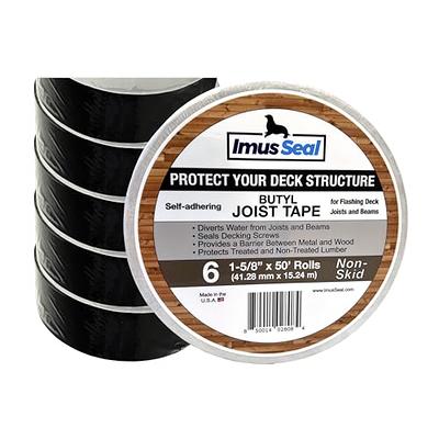 Reyhoar Professional Super Waterproof Tape, Aluminum Butyl Rubber Tape for  Pipe/Metal/RV Awning/Roof Leak/Window Seal/Boat, 4in Wide 16.4ft Long